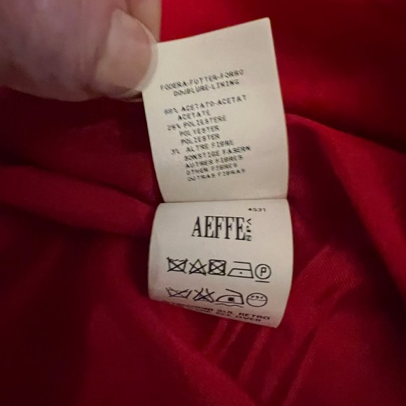 MOSCHINO RED  DRESS Ruched IT 42 (fits like a 6) - Picture 9 of 10